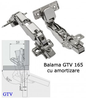 Balamale GTV cu amortizor 165