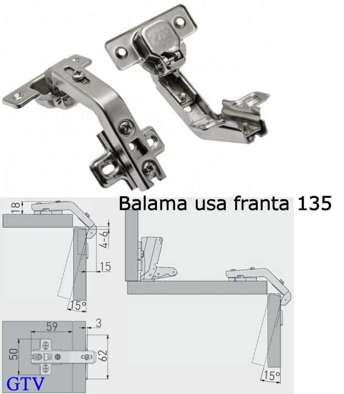 Balama usa franta GTV 135