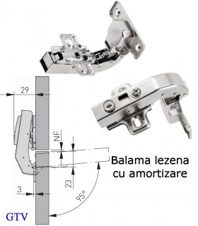 Balama lezena cu amortizare GTV