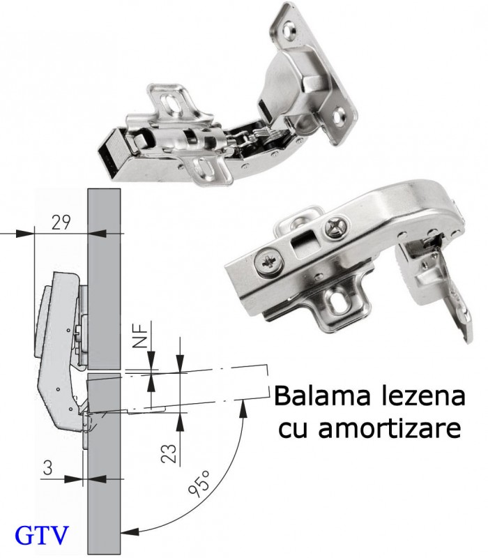 Balama lezena cu amortizare GTV