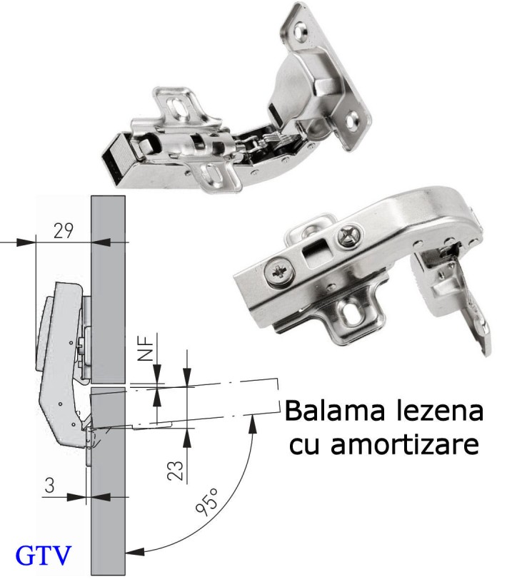 Balama lezena cu amortizare GTV