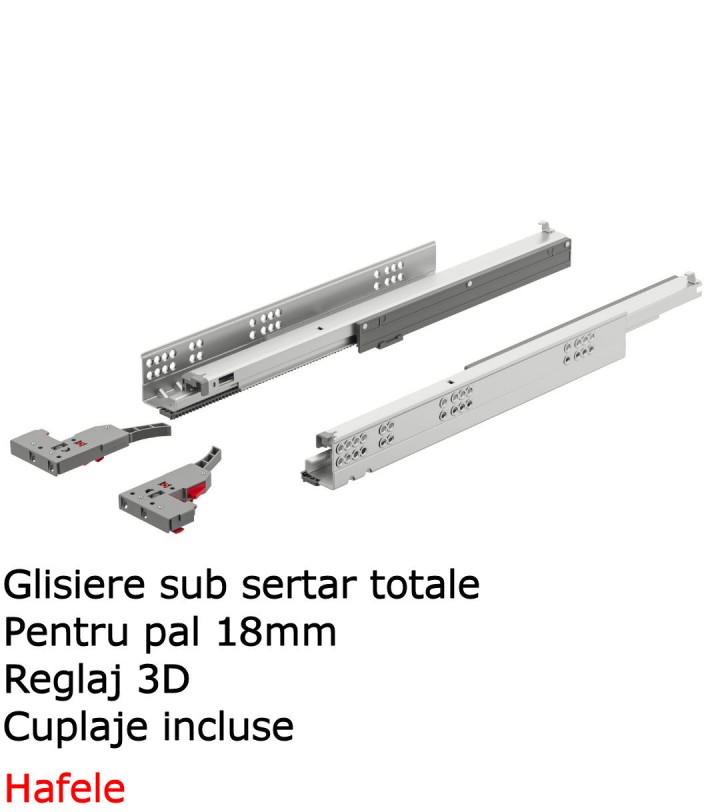 Glisiere sub sertar totale Matrix