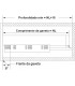 Glisiere sub sertar totale Matrix