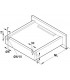 Glisiere sub sertar totale Matrix