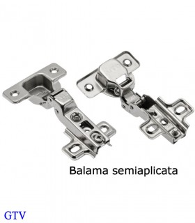Balamale semiaplicate pentru mobilier
