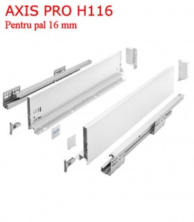 Sertar metalic Axispro H116 Alb