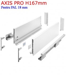 Sertare metalice AxisPro H167 pentru pal 18mm