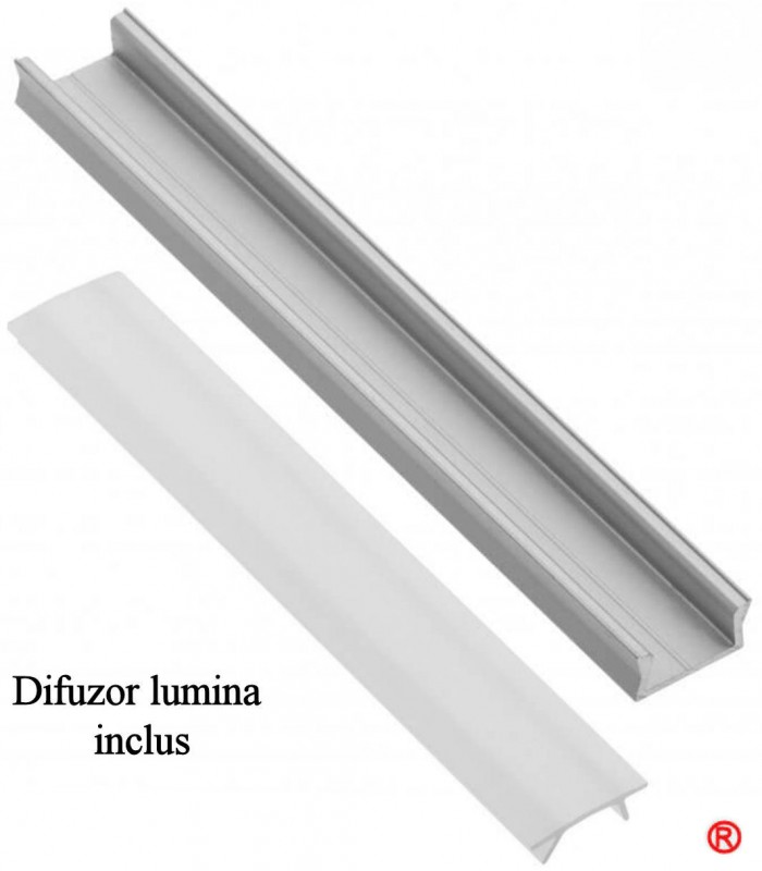 Profil led aluminiu aplicat