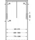 Lift haine reglabil 600-1000
